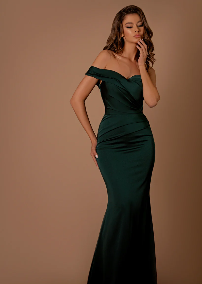 Nicoletta NBM1019 Off Shoulder Formal Dress